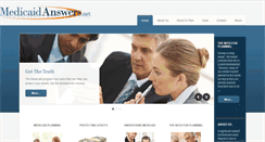 Desktop Screenshot of medicaidanswers.net